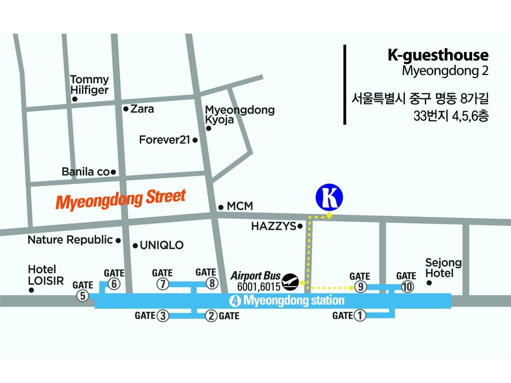 K-Guesthouse Myeongdong 2 Seoul Exterior foto